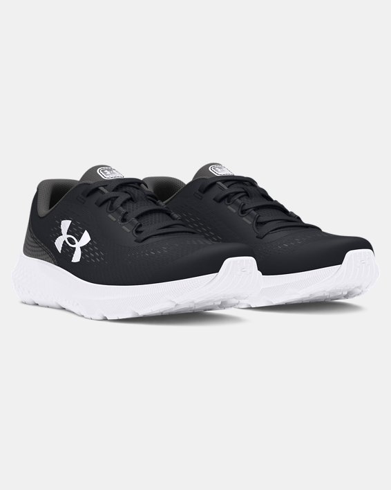 Boys' Pre-School UA Rogue 4 AL Running Shoes, Black, pdpMainDesktop image number 3